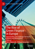 Cover: The Rise of Green Finance in Europe - Palgrave Macmillan