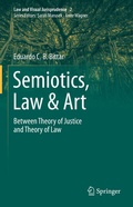 Cover: Semiotics, Law & Art - Springer