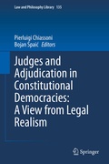 Cover: Judges and Adjudication in Constitutional Democracies: A View from Legal Realism - Springer