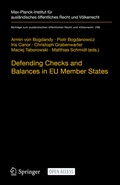Cover: Defending Checks and Balances in EU Member States - Springer