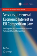 Cover: Services of General Economic Interest in EU Competition Law - T.M.C. Asser Press