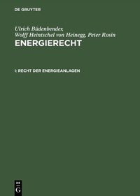 Abbildung von: Energierecht - De Gruyter