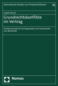 Abbildung von: Grundrechtskonflikte im Vertrag - Nomos