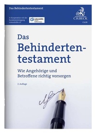 Abbildung von: Das Behindertentestament - C.H. Beck