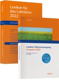 Cover: Buchpaket: Lexikon f&uuml;r das Lohnb&uuml;ro 2022 und Lexikon Altersversorgung 2022 - Rehm
