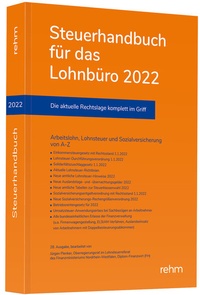 Abbildung von: Steuerhandbuch für das Lohnbüro 2022 - Rehm