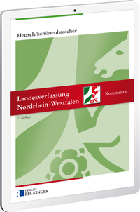 Abbildung von: Landesverfassung Nordrhein-Westfalen - Digital - Verlag Reckinger