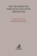 Cover: Die Sicherung der kollektiven Ordnung - C.H.BECK