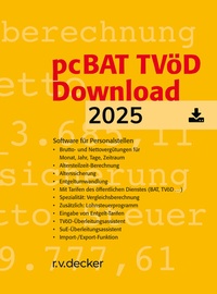 Abbildung von: pcBAT TVöD Download - R. v. Decker