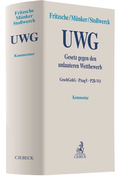 Cover: Gesetz gegen den unlauteren Wettbewerb: UWG - C.H.BECK