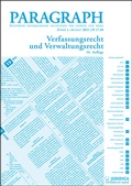 Cover: Paragraph - Verfassungs- und Verwaltungsrecht - Manz