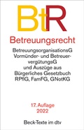 Cover: Betreuungsrecht: BtR - dtv