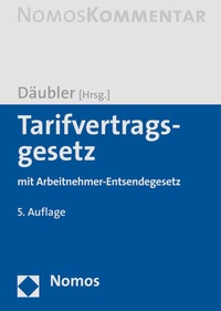 Abbildung von: Tarifvertragsgesetz - Nomos