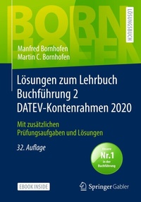 Abbildung von: Lösungen zum Lehrbuch Buchführung 2 DATEV-Kontenrahmen 2020 - Springer Gabler