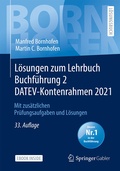 Bild: L&ouml;sungen zum Lehrbuch Buchf&uuml;hrung 2 DATEV-Kontenrahmen 2021 - Springer Gabler