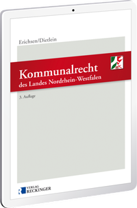 Abbildung von: Kommunalrecht des Landes Nordrhein-Westfalen - Verlag Reckinger