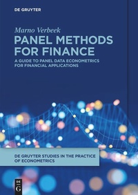 Enlarge image Cover: Panel Methods for Finance - De Gruyter