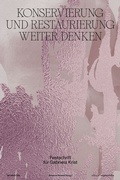 Cover: Konservierung und Restaurierung weiter denken - De Gruyter