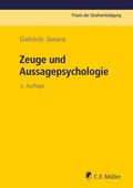 Cover: Zeuge und Aussagepsychologie - C.F. M&uuml;ller