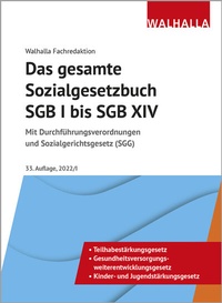 Abbildung von: Das gesamte Sozialgesetzbuch SGB I bis SGB XIV - Walhalla