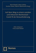 Cover: Auf dem Weg zu einem sozialen und inklusiven Rechtsstaat - Covid-19 als Herausforderung - Nomos