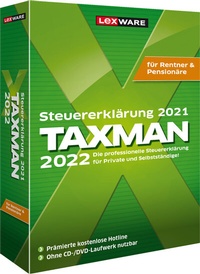 Abbildung von: TAXMAN 2022 für Rentner & Pensionäre - Haufe-Lexware