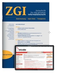 Abbildung von: Zeitschrift für das gesamte  Informationsrecht - ZGI - C.H.BECK