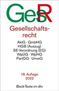 Abbildung von: Gesellschaftsrecht: GesR - dtv