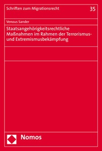 Abbildung von: Staatsangehörigkeitsrechtliche Maßnahmen im Rahmen der Terrorismus- und Extremismusbekämpfung - Nomos