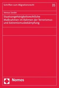 Abbildung von: Staatsangehörigkeitsrechtliche Maßnahmen im Rahmen der Terrorismus- und Extremismusbekämpfung - Nomos