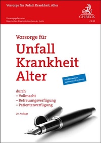 Abbildung von: Vorsorge für Unfall, Krankheit, Alter - C.H.BECK