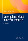 Cover: Unternehmenskauf in der Steuerpraxis - Springer Gabler