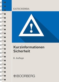 Enlarge image Cover: Kurzinformationen Sicherheit - Boorberg