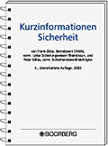 Cover: Kurzinformationen Sicherheit - Boorberg