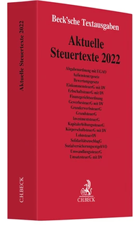 Abbildung von: Aktuelle Steuertexte 2022 - C.H.BECK