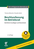 Cover: Beschlussfassung im Betriebsrat - Bund-Verlag