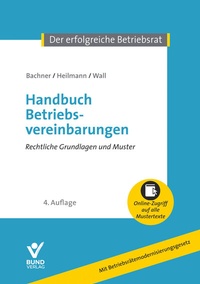 Bild vergrößern Bild: Handbuch Betriebsvereinbarungen - Bund-Verlag