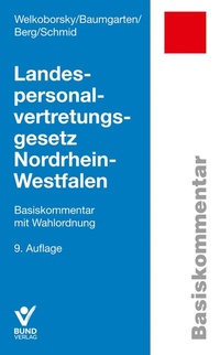 Bild vergrößern Bild: Landespersonalvertretungsgesetz Nordrhein-Westfalen - Bund-Verlag