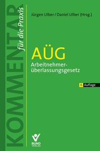 Abbildung von: AÜG - Arbeitnehmerüberlassungsgesetz - Bund-Verlag