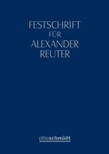 Cover: Festschrift f&uuml;r Alexander Reuter - Otto Schmidt Verlag