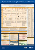 Abbildung von: Wandtafel Allgemeine Betriebsanweisung für Tätigkeiten mit Gefahrstoffen - ecomed Storck