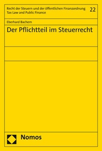 Abbildung von: Der Pflichtteil im Steuerrecht - Nomos