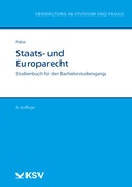 Cover: Staats- und Europarecht - KSV Medien