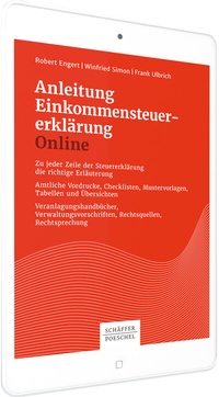 Abbildung von: Anleitung Einkommensteuererklärung Online - Schäffer-Poeschel