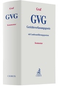 Cover: Gerichtsverfassungsgesetz: GVG - C.H.BECK