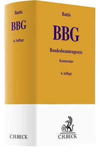 Abbildung von: Bundesbeamtengesetz: BBG - C.H.BECK