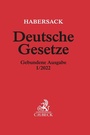 Bild: Deutsche Gesetze Gebundene Ausgabe I/2022 - C.H.BECK