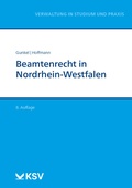 Cover: Beamtenrecht in Nordrhein-Westfalen - KSV Medien