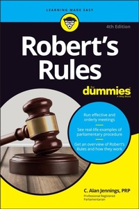 Enlarge image Cover: Robert's Rules For Dummies - Wiley