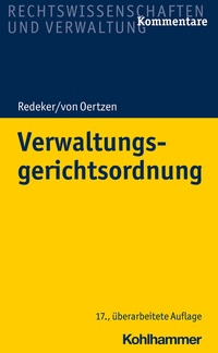 Abbildung von: Verwaltungsgerichtsordnung: VwGO - Kohlhammer